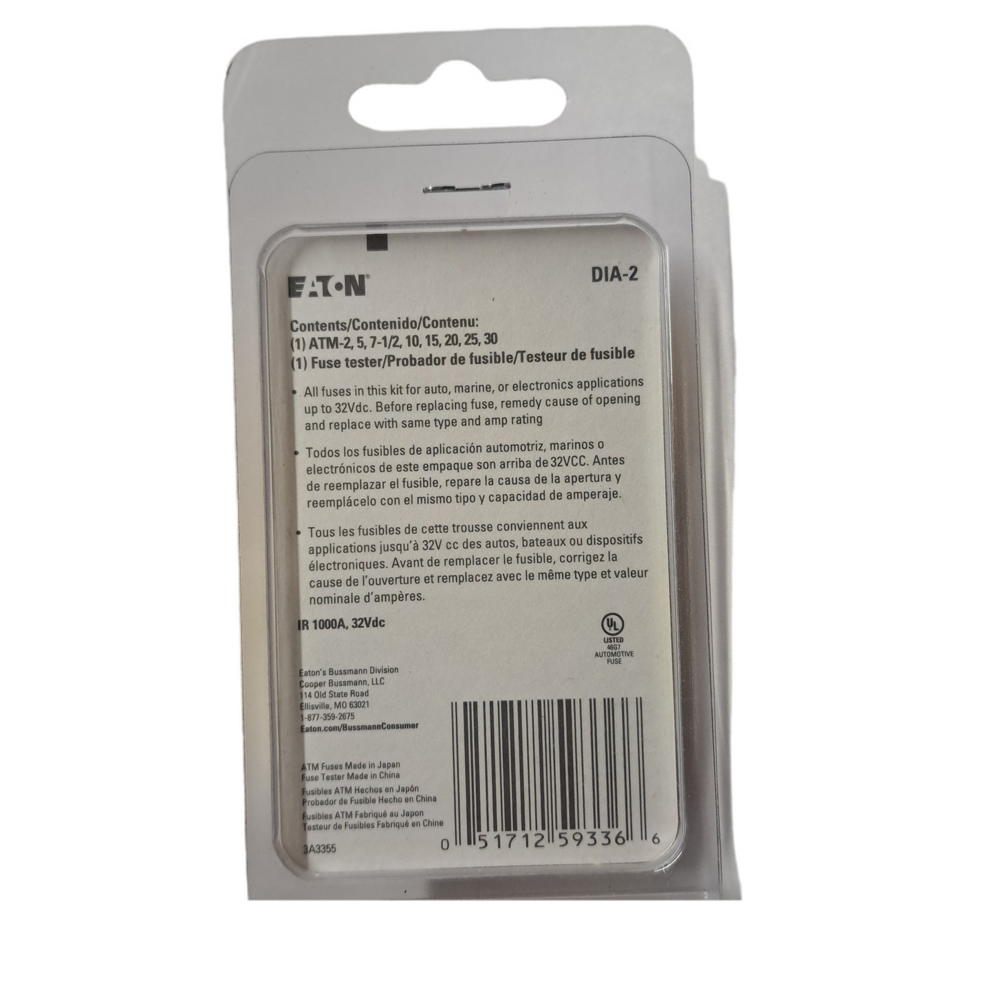 Eaton Bussmann Fuse Diagnostic Kit