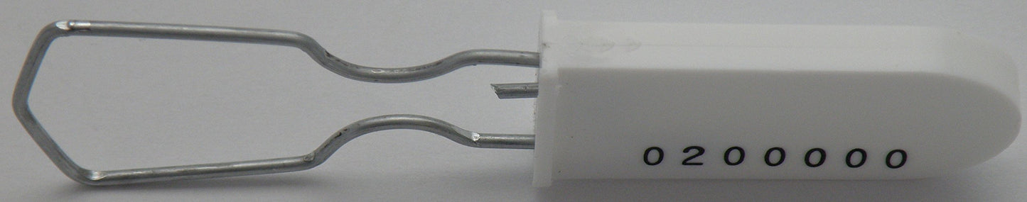 Plastic Wire Padlock Security Seals Sequentially Numbered (Pack of 100)