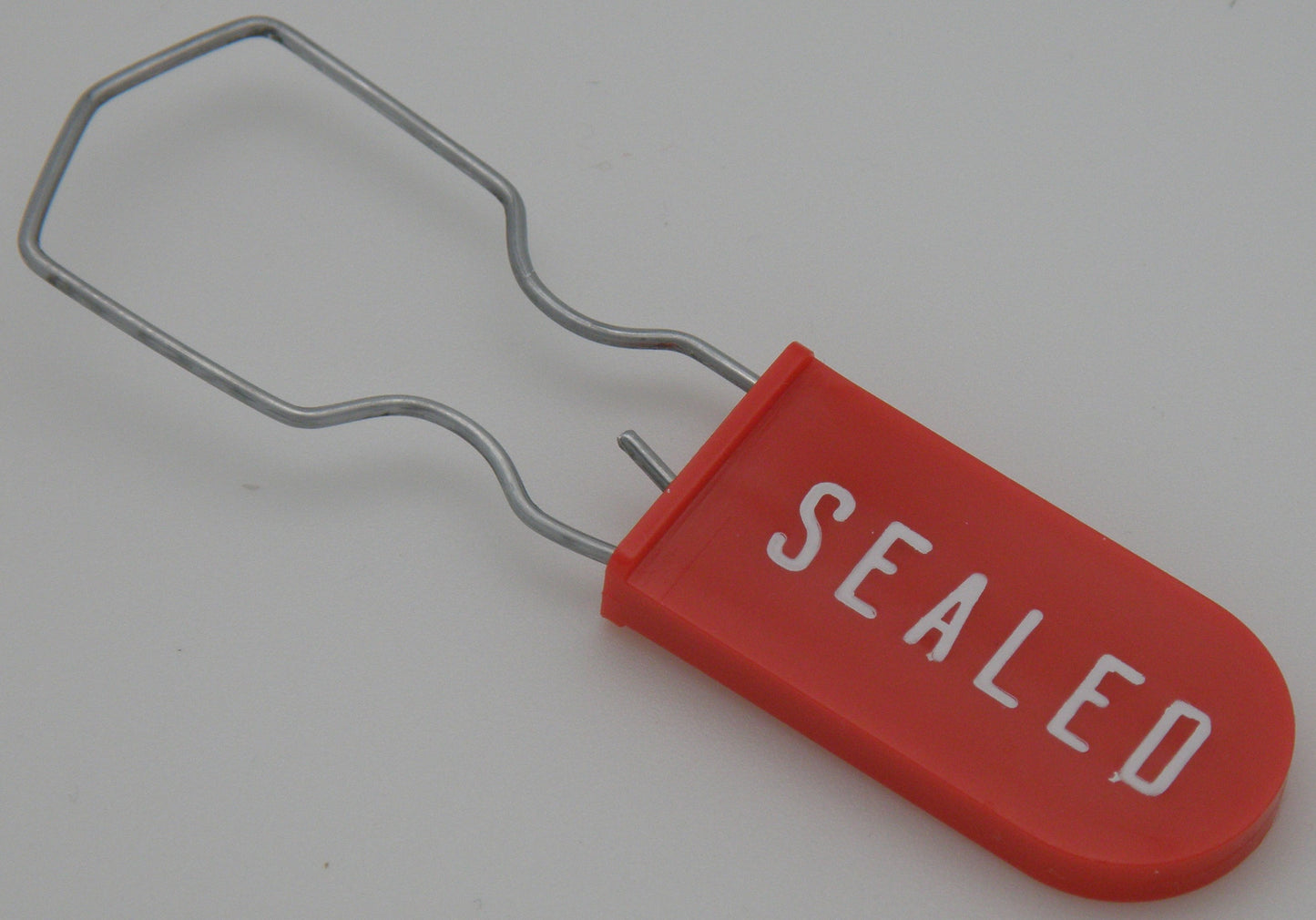 Electric Utility Meter Tag Security Padlock Seal Pack of 10 Red