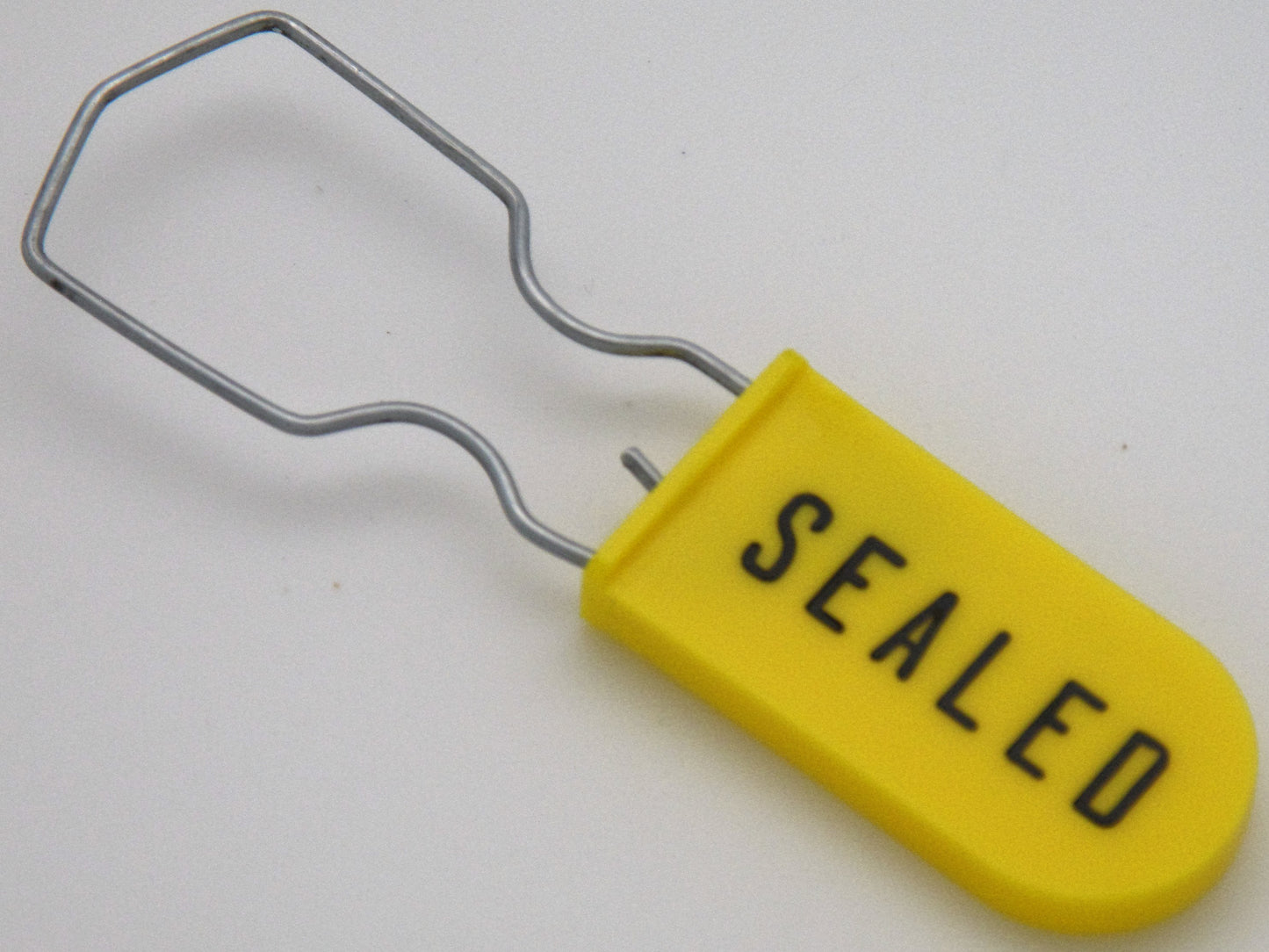 High Security Padlock Lockout Seal Large Shackle Pack of 500 Yellow