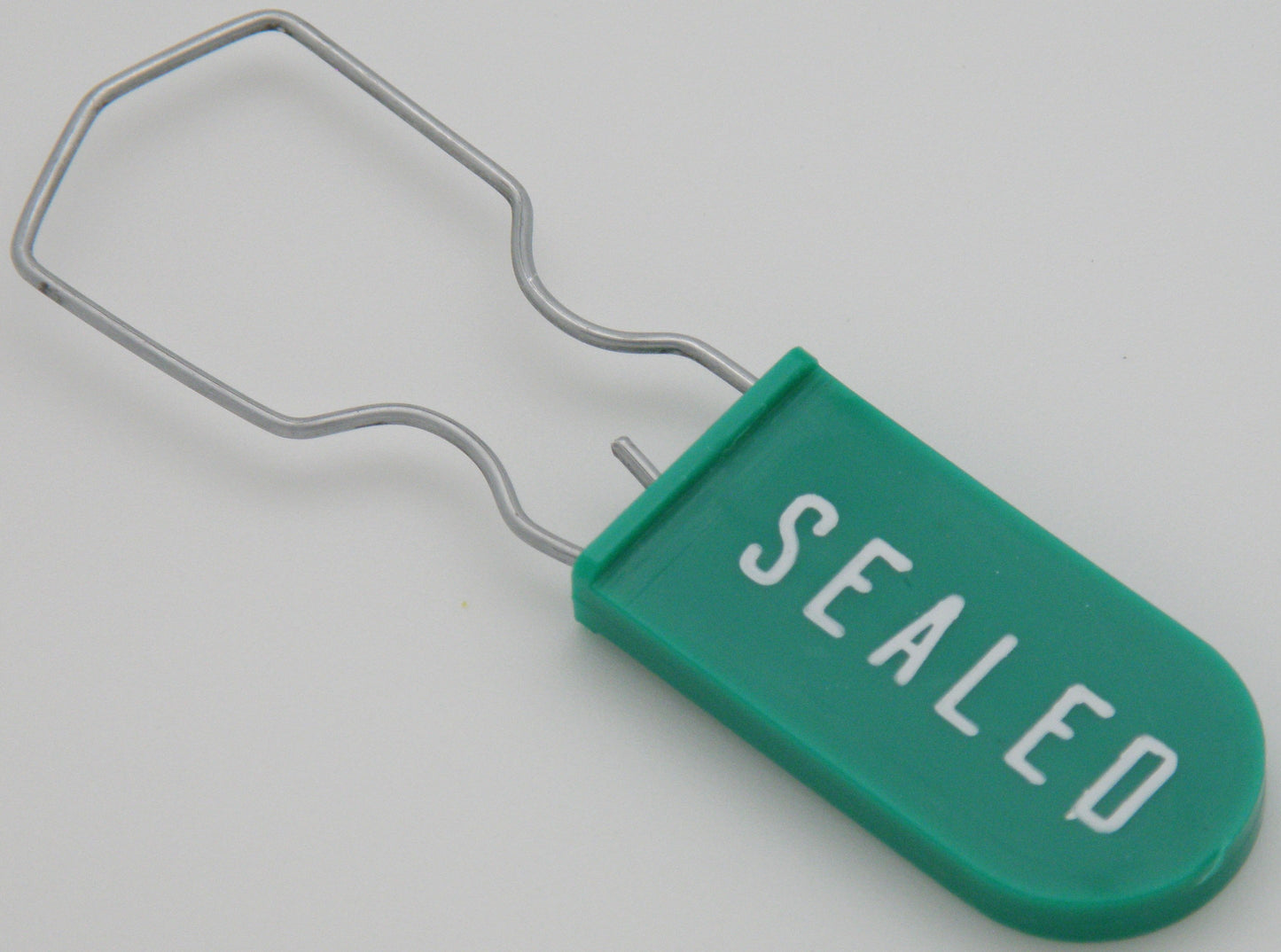 Padlock Metal Wire Security Seal Pack of 10 Green Made In USA