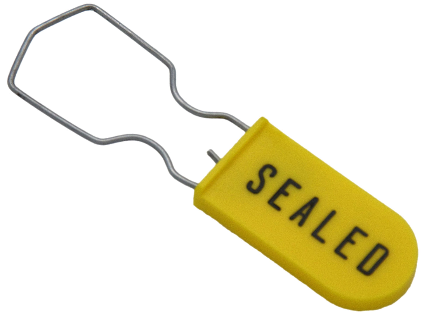 High Security Padlock Lockout Seal Large Shackle Pack of 100 Yellow