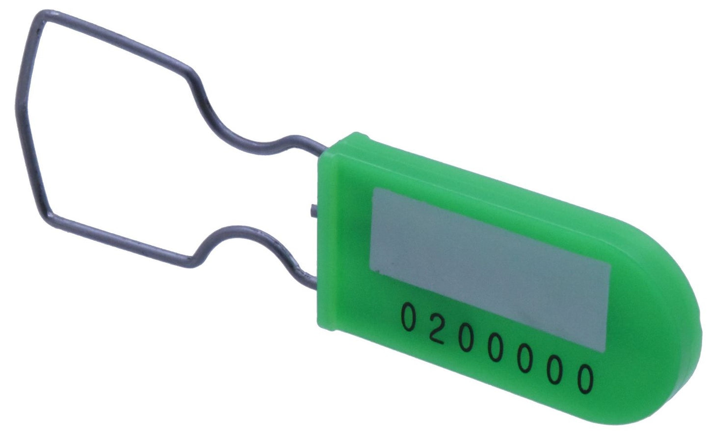 10 Neon Green Key Tag Tamper Seals Compatible with Keyper System