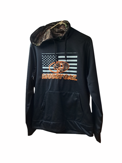 Mossy Oak Camo Flag Sweatshirt Hoodie