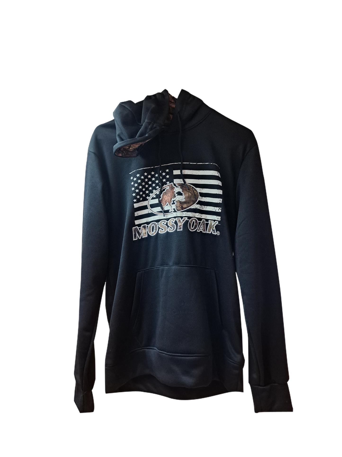 Mossy Oak Camo Flag Sweatshirt Hoodie