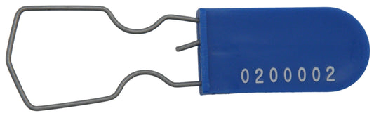 Electric Meter Security Seal Wire Padlock Blue Pack of 10