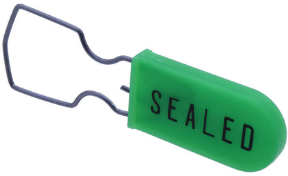100 Neon Green Key Tag Tamper Seals Compatible with Keyper System