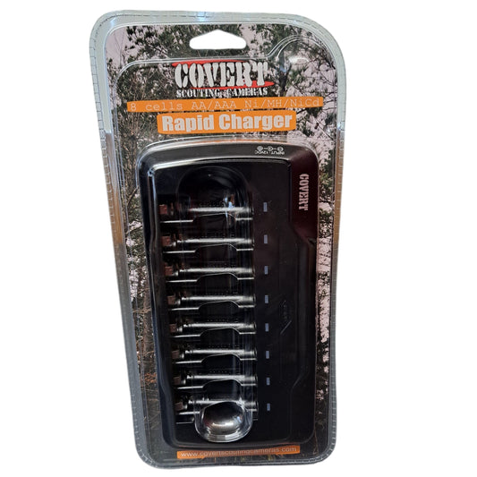 Covert Scouting Cameras 8 Bay AA AAA Battery Rapid Charger